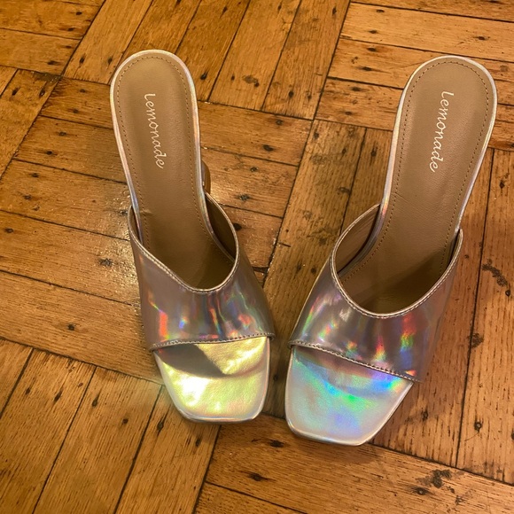 Iridescent Heels // Disco Costume Heels - Picture 6 of 7